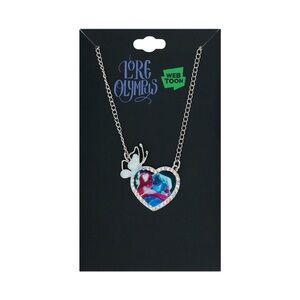 NEW Webtoon Lore Olympus Persephone & Hades Heart Necklace
